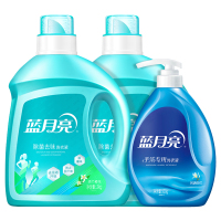 蓝月亮 洗衣液套装 活力橙花除菌去味洗衣液2kg×2+风清白兰手500g 套