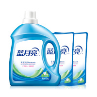 蓝月亮 茉莉清香洁净洗衣液3kg+500g袋*2
