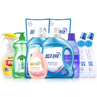 蓝月亮 清雅柔润衣清家洁 17.4斤 套装