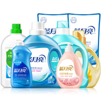 蓝月亮 除菌洁净花香除味 洗护16斤 套装