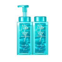 蓝月亮 净享泡沫沐浴露 清爽型青柠茶香520ml+瓶补520ml