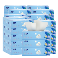 心相印 D100 小熊心相印盒抽x100抽3盒x16提一箱