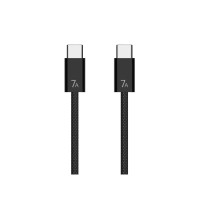 华为 编织数据线(Max 140W) 7A数据线 1.8米 USB-c转USB-c 高强度编织纱线 黑金灰