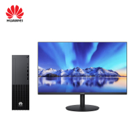 华为(HUAWEI) 台式机 擎云W585x-A066(16GB+512GB)+23.8英寸显示器+铠大师/台