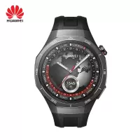 华为(HUAWEI)智能手表 黑色氟橡胶表带 手环 擎云H5756 VLI-B29B/个