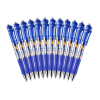 晨光(M&G) K35 0.5mm蓝色中性笔 经典按动子签字笔 办公水笔 12支/盒 1支