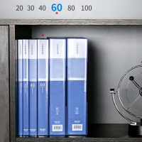 得力(deli) 5005 A4/60 页资料册 /插袋文件册/活页文件夹/文件收纳袋 办公用品