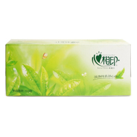 心相印(Mind Act Upon Mind) 抽纸 茶语系列 盒抽2层200抽面巾纸*3盒