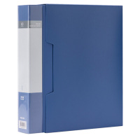 得力(deli) 5108 A4/80页大容量资料册 文件活页收纳册 插袋档案文件夹 办公用品