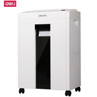 得力(deli) 9952 4级保密碎纸机 8张/次 23L 段状持续10分钟 可碎卡