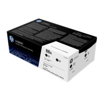 惠普(hp) CC388AD 黑色硒鼓双支装 约3000页 适用1108/1106/M1213/1216/1136