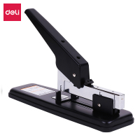 得力(deli) (33349 )100页重型订书机/订书器 适配23/6~23/13订书钉 办公用品 黑色