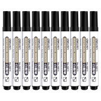 得力(deli) 6811 办公会议 白板笔 可擦易擦 10支/盒