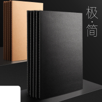 金穗慧采 B5笔记本子牛皮纸记事本 牛皮色 横线 10本装