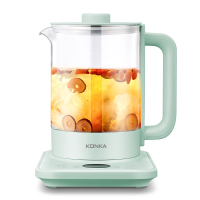 康佳（KONKA）KGYS-1883D 悦泉壶养生壶电水壶烧水壶煮茶器煮茶壶迷你玻璃花茶壶黑茶热牛奶