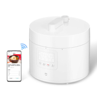 小米(mi) 米家智能电压力锅MYL02M 5L 高压锅双胆 24H预约 APP智能食谱 支持开盖煮