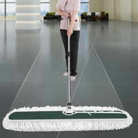 金穗慧采 平板拖把大号尘推酒店排拖大拖把家用一拖瓷砖地净拖布 双层加厚70cm排拖
