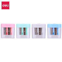 得力(deli)0576 铅笔刀转笔刀可爱迷你卷笔刀 10个