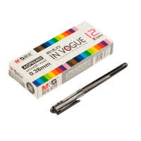 晨光(M&G)AGP62403文具0.38mm黑色中性笔 全针管签字笔 办公水笔 12支/盒
