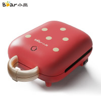 小熊(bear) SMZ-B05N1 电饼铛家用早餐机华夫饼机一人食双面压烤机烤面包机三明治炉吐司机