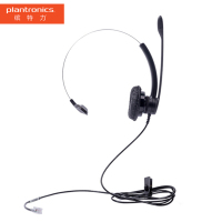 缤特力(Plantronics) SP11-RJ9 单耳头戴式话务耳机客服办公降噪耳麦 RJ9水晶头