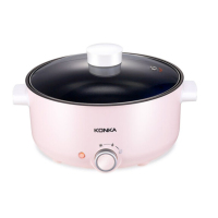 康佳(KONKA) KGHG-1003 3L膳味锅电火锅(内控HG599D) 樱花粉