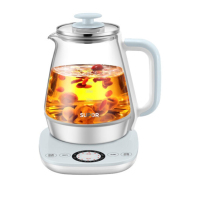 苏泊尔(SUPOR) SW-15Y13 1.5L养生壶 燕窝壶多功能加厚玻璃煮茶器电水壶 304不锈钢