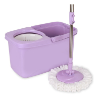 妙洁(MIAOJIE) 旋转拖把 免手洗炫拖 免手洗旋转拖把+2块拖布