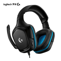 罗技(Logitech)G431 有线耳机 头戴式7.1环绕音立体声带游戏耳机麦克风 黑色