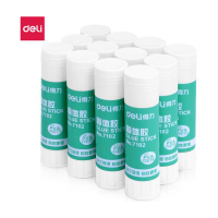 得力(deli) 7102 21g高粘度PVA固体胶棒 12支/盒装