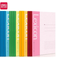 得力(deli) 7653 A5/60张无线装订笔记本子工作笔记本 10本装