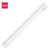得力(deli) 6230 塑料直尺 30cm 10把装