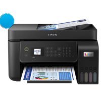 爱普生(EPSON) L5298 A4彩色喷墨传真打印一体机(打印 复印 扫描 wifi 传真)智能安装 L5198升级