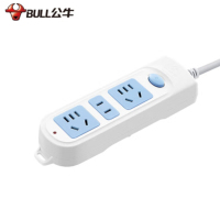 公牛(bull) GN-606 插座/多功能插排/多用 插板带线 3位总控开关 1.8米