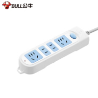 公牛(bull) GN-607 新国标插座/插线板/插排/排插 4位总控开关 3米