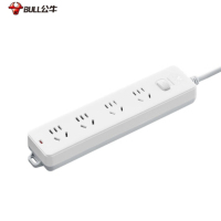 公牛(bull) GN-410 新国标插线板/插排/带儿童保护门 4位总控开关 3米