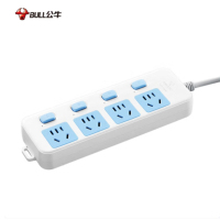 公牛(bull) GN-315 新国标插线板/插排/带儿童保护门 4位分控开关 5米