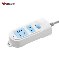 公牛(bull) GN-612 新国标插座/插线板/插排 2位总控开关 3米