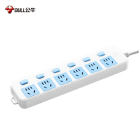 公牛(bull) GN-317 新国标/插线板/插排/排插/带儿童保护门 6位分控开关 10米