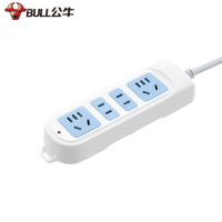 公牛(bull) GN-101 新国标插座/插线板/插排 4位无开关插座 1.8米