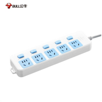 公牛(bull) GN-316 插座/插线板/插排/接线板/拖线板 5位分控开关 1.8米