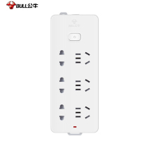 公牛(bull) GN-402 新国标插线板/插排/带儿童保护门 6位总控开关 无线(需自行配电源线和插头)