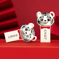 忆捷(EAGET)U92 64GB U盘生肖虎 USB3.0高速全金属防水防震