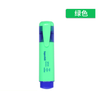 晨光(M&G) SP-25 荧光笔彩色简约记号笔创意多功能淡色手账笔 绿色 5支装