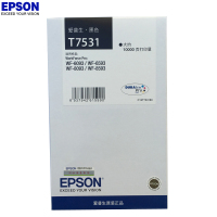 爱普生(EPSON) T7531 黑色墨盒 约10000页 适用WF6093/6593/8093/8593机型