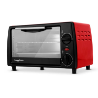 龙的(longde) LD-KX12A 电烤箱 家用多功能小型烤箱双层12升