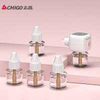 志高(CHIGO) NDQ-D01JW 驱蚊器套装 灭蚊器电蚊香液防蚊液 45ml*5瓶+1器