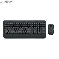 罗技(Logitech) MK545 无线键鼠套装 办公键鼠套装 全尺寸 黑色 带无线2.4G接收器