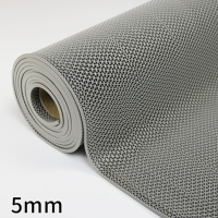 金穗慧采 镂空防水地垫 防滑脚垫塑料PVC防滑垫 10m*1.2m*5mm 灰色