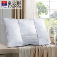 富安娜(FUANNA) 艾草麦饭石防螨枕 70*45CM 白色